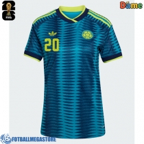 Fotballdrakt Dame Colombia Juan Fernando Quintero #20 Bortedrakt VM 2026 Kortermet